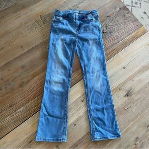 Cat & Jack Blue Denim Flared Jeans Pants Sz 10